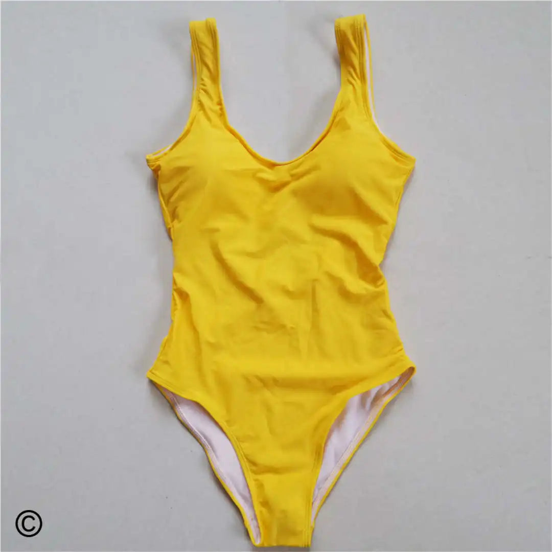 S - 6XL Sexy Female Plus Size Large Size One Piece Swimsuit Backless Monokini Swimwear Women Bather Bathing Suit Swim V128C