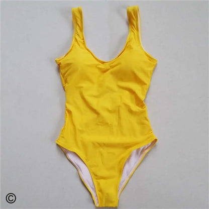S - 6XL Sexy Female Plus Size Large Size One Piece Swimsuit Backless Monokini Swimwear Women Bather Bathing Suit Swim V128C