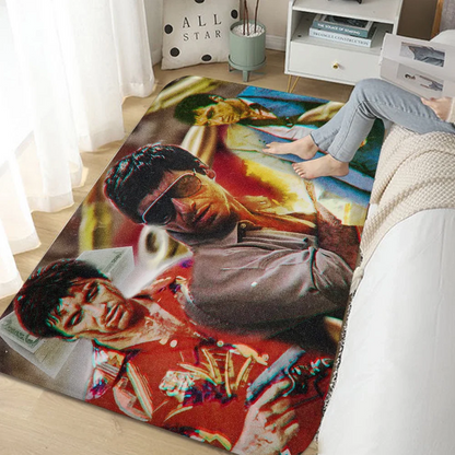 Movie Scarface Room Mats Anti-slip Absorb Water Long Strip Cushion Bedroon Mat Household Carpets