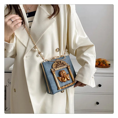 Luxury Angel Female Handbags Fashion Pearl Women Bag Cross Body Brand Leather Women Shoulder Bag Ladies Hand Bags