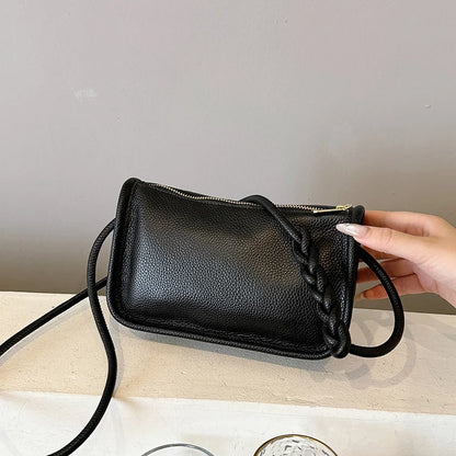 100%Real Cowhide Genuine Leather Sac Fashion Women Crossbody Bags For Ladies New High Capacity Shoulder Bag Handbag Female Purse