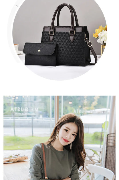 Elegant Women Shoulder Bag PU Leather Ladies Messenger Bag Fashion Single Totes Bag Korean Luxury Lady Handbags Bolsa Feminina