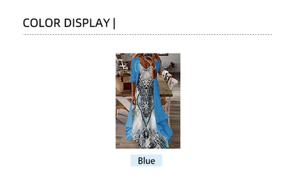 Women's plus Size Casual Dress Sets Solid Open Front & Graphic Printed Clothing Set Comfortable Fashion plus Size Outfits