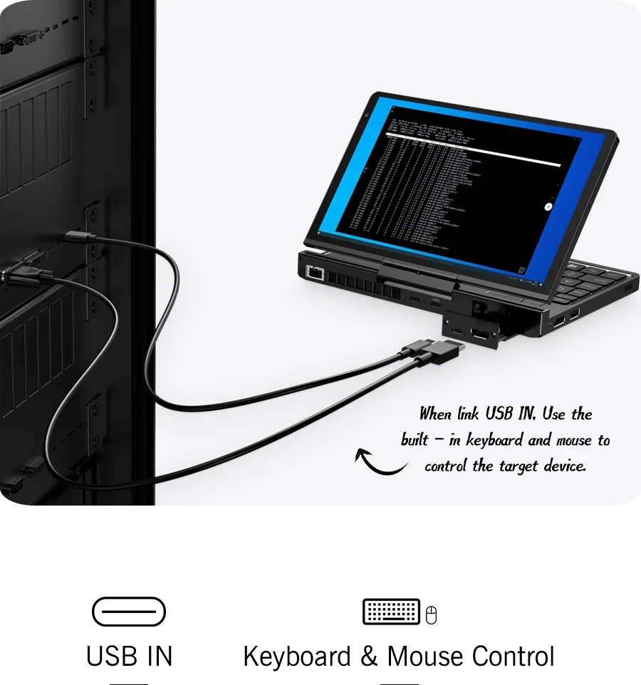 2026 Hot Sale GPD Pocket4 2-in-1 Laptop Tablet AMD AI 9 HX 370/8840U 64GB 2TB NVMe 8.8 Inch 144Hz Palm Size Mini PC