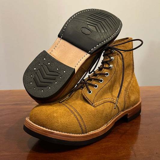 AN2 Rock Can Roll Super Quality Handmade Goodyear Welted Skill Italian Cowhide Suede Boot Custom Made Available
