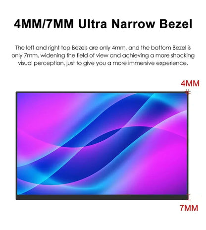 16 Inch 4K 120Hz Touchscreen Portable Monitor 100%DCI-P3 500Nit 16:10 HDR FreeSync Screen Game Display For PC XBox PS4/5 Switch