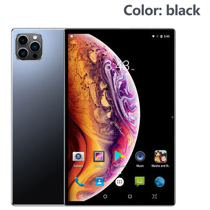 BDF Android 10.1 Inch Tablet Pc Google Play Octa Core Dual Cameras Dual SIM 3G Phone Call Tablets Bluetooth Wifi 4GB+ 64GB ROM