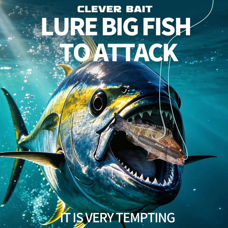 Rechargeable ABS Robotic Bionic Lure Auto-Swimming Sinking Revives Dead Bait Fishing  Clever Bait Smart Bait Fishing Lure