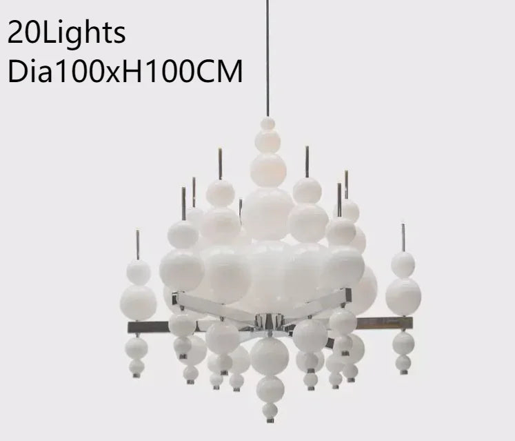 Modern Black Pendant Chandelier Lights For Dining Room Kitchen Living Room Bedroom Creative White Ceiling Chandelier