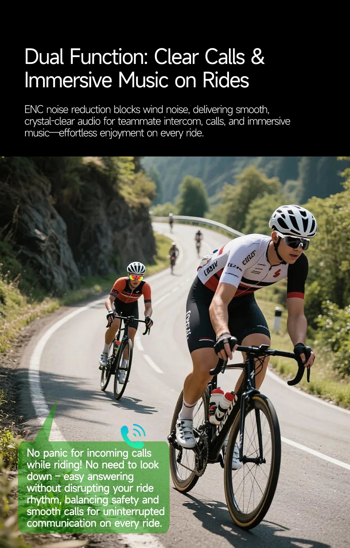 LIGE New Smart Glasses 800W Pixels Camera  1080P Video Waterproof Outdoor Cycling UV protection Bluetooth Call Smart Sunglasses