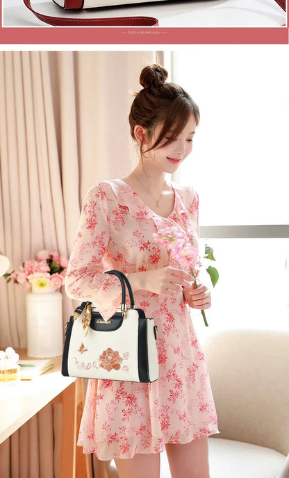 Fashion Luxury Handbags Women's Shoulder Bags Temperament Mom Elegant Retro Crossbody Bags High Capacity Tote Bag Wedding Bags
