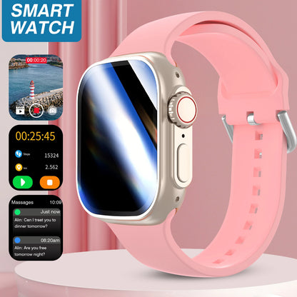 2026 New HD Full-Touch Smart Watch, Unisex - Wireless Calling/Multiple Sports Modes/Fitness Tracker, for Android and IPhone,Perfect Gift for Family and Friends