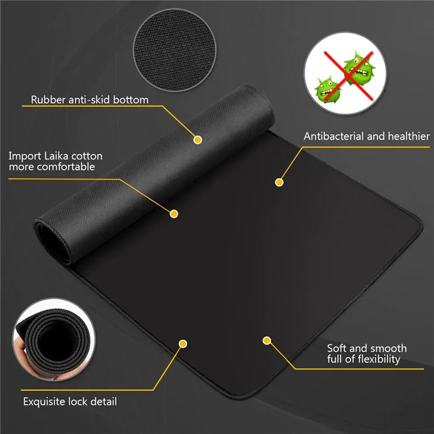 Stock Market XXL Mouse Pad 900x400 Chart Pattern Mousepads Keyboard Gaming Desk Mat Mice Computer Accessories Mouse Mat Carpet