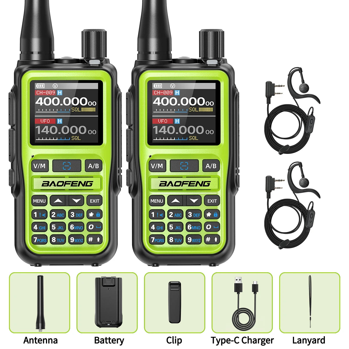 BAOFENG UV-5R Mini Walkie Talkie Multi Band｜Bluetooth Programming Wireless Copy Frequency｜999CH Portable Long Range Ham Radio