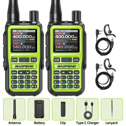 BAOFENG UV-5R Mini Walkie Talkie Multi Band｜Bluetooth Programming Wireless Copy Frequency｜999CH Portable Long Range Ham Radio
