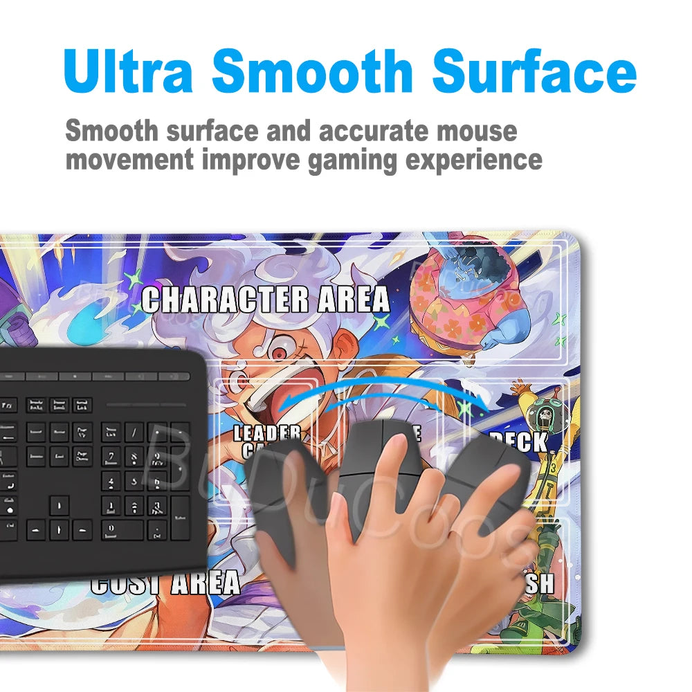 One Piece Zoro Luffy Card Battle Mat Opcg Single Player Board Game Card Battle Cards Pad 60X35cm Playmat PC Extended Mousepad