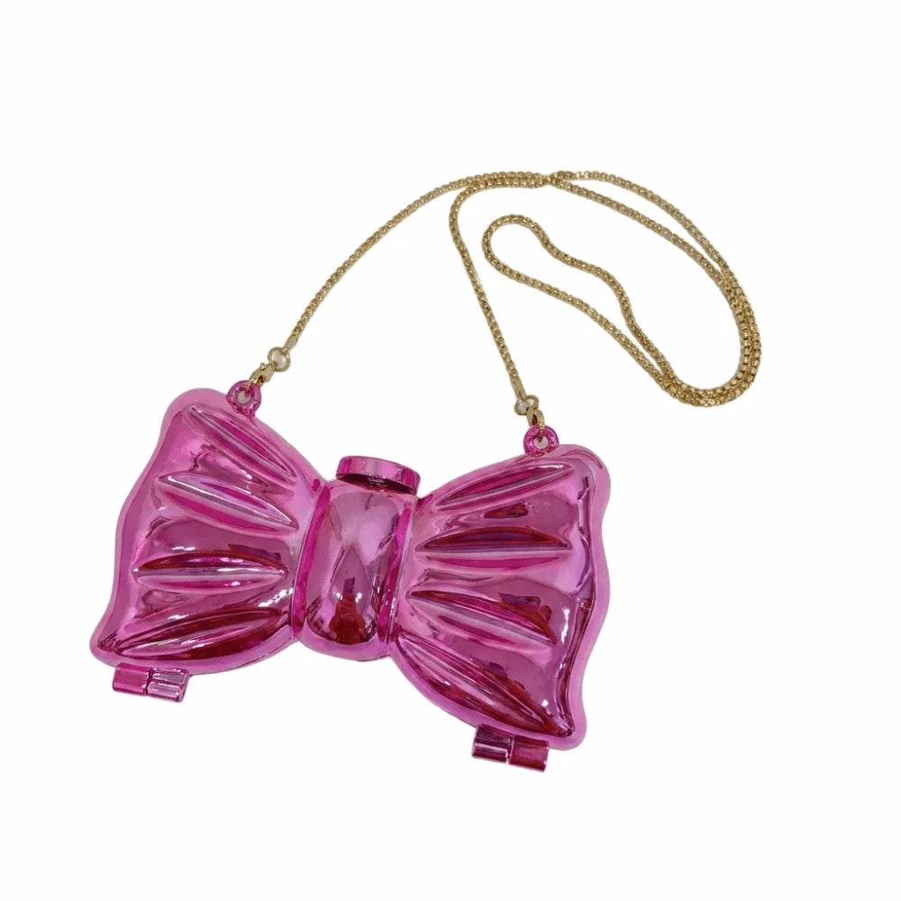 Acrylic Luxury Evening Bags Flower Shaped Single Shoulder Banquet Chain Bag Sparkling Handbag Mini Lipstick Bag Wedding Clutch