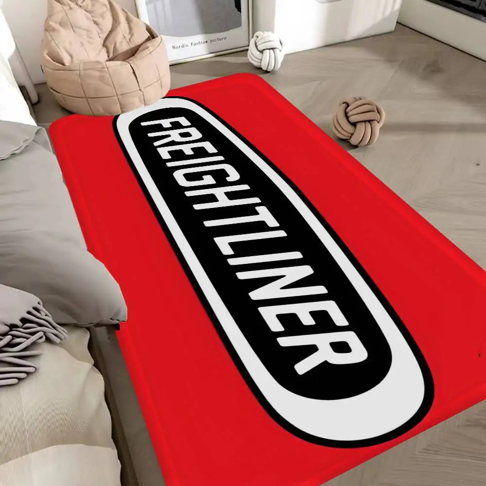 F-FreightlinerS Hallway Carpet Non-Slip Laundry Room Mat Laundry Decor Balcony Child Living Room Bedside Area Rugs