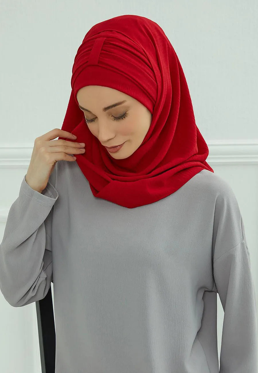 Large Plain Muslim Hat Inner Hijab Caps Ramadan Headwraps Pre-design