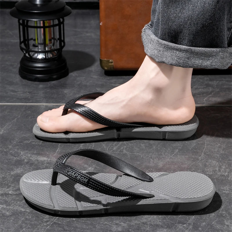 Summer Men's Flip Flops Plus Size 49 50 Soft Comfort Breathable Slippers Non-Slip House Outdoor Beach Slides Massage Flip Flops
