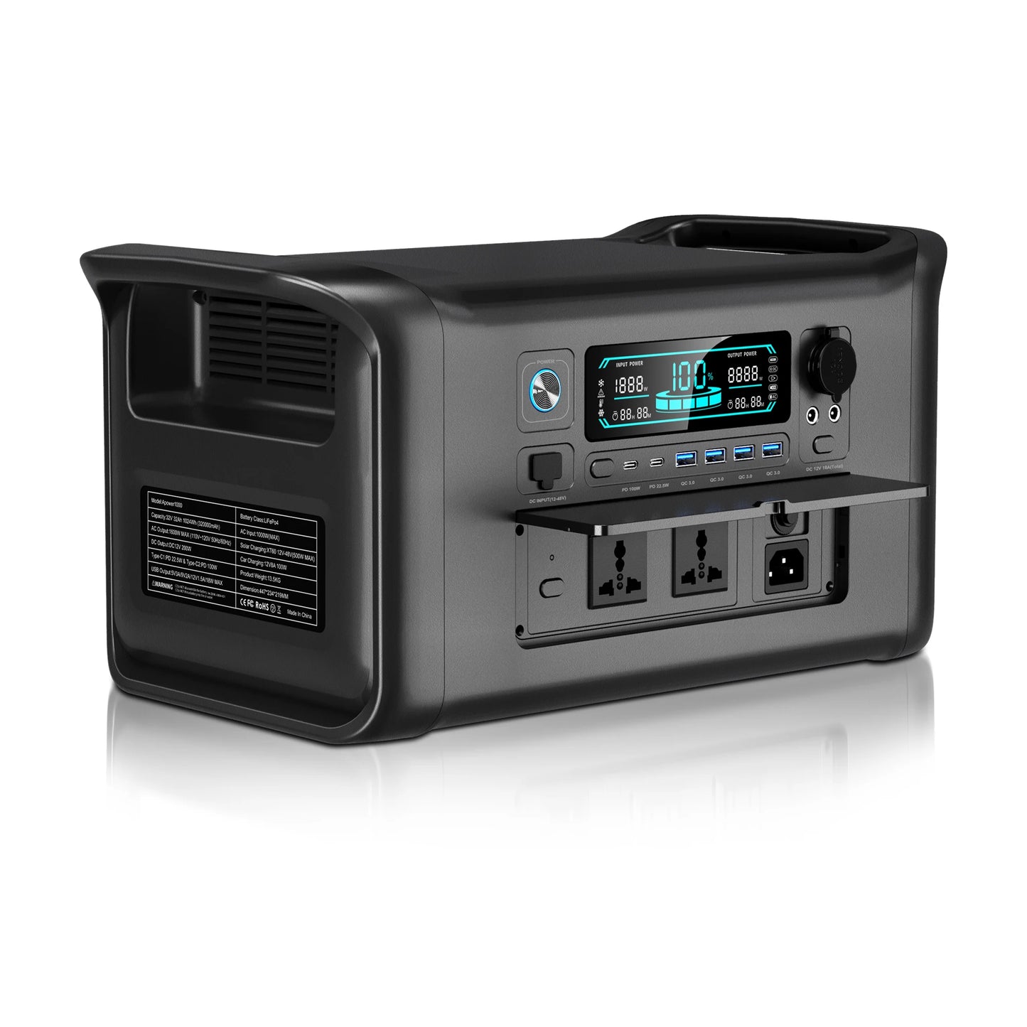 مولد كهرباء 300w 1000w 2000w Portable Power Station Lifepo4 Battery ups Function Camping Equipment Power Bank Saudi Ar