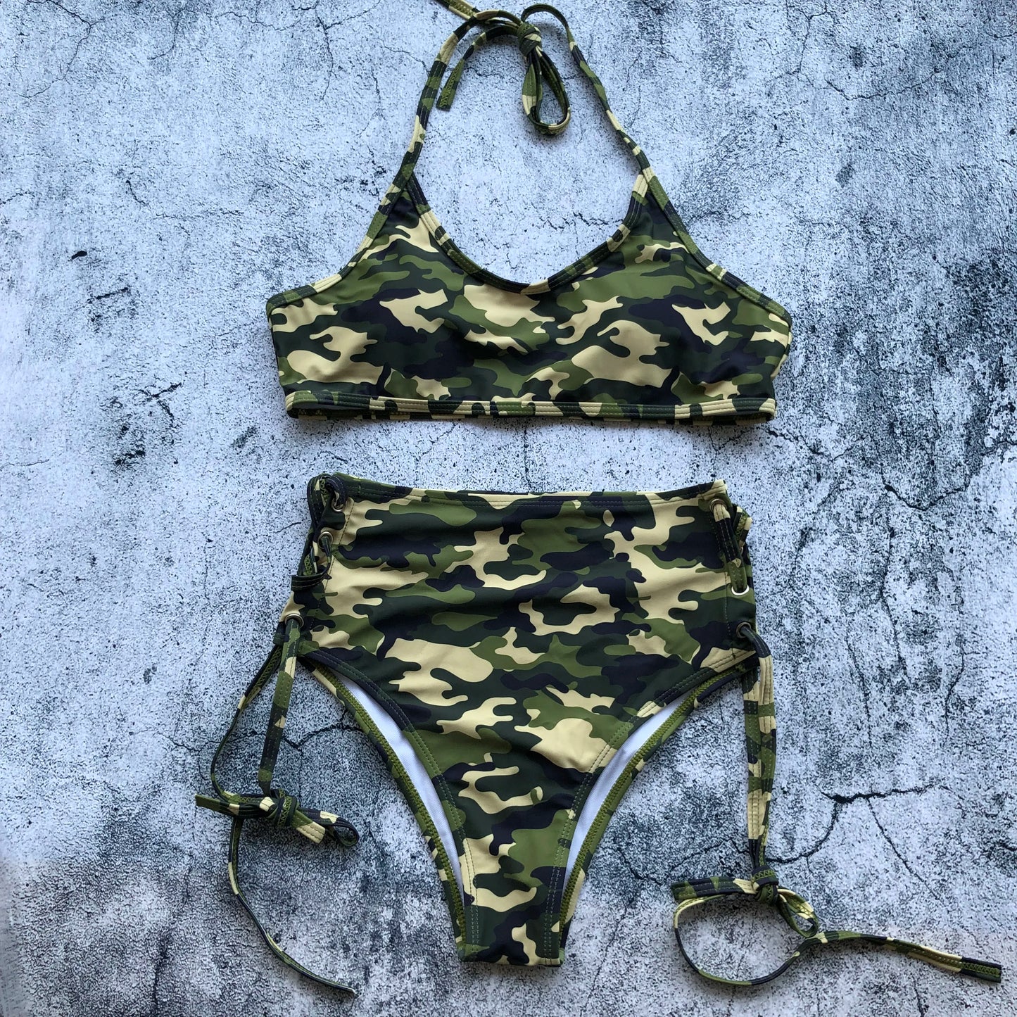Bandage Bikini Sport Swimwear Women Swimsuit High Waist Bikini Set Push Up Maillot De Bain Femme Beachwear 2026 Bathing Suit