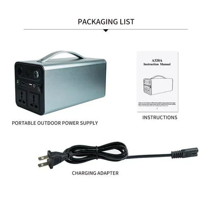 150W 300W 110V 220V Portable Power Station Solar Generator 45Ah 84Ah Power Station Emergency Power Bank for Home Camping