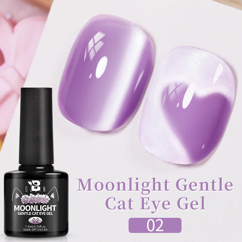 7.5ml Golden Light  Magnetic Gel Golden Gems Magnetic Gel Nail Polish Cat Nail Sparkling Glitter Semi Permanent Varnish
