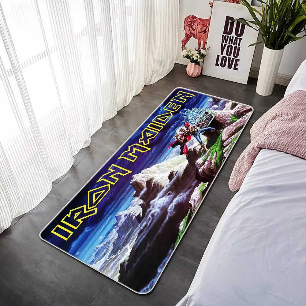 Iron MaidenS Floor Mat Entrance Doormat Bath Mats Non-slip Mat Carpets Carpet Entrance Of House Custom Kitchen Foot Mat Cute Rug