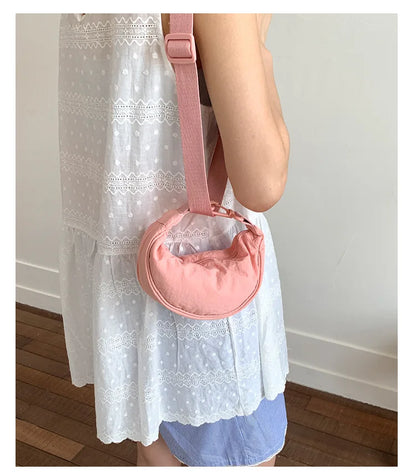 New Mini Women's Nylon Shoulder Bag Casual Sports Female Hobos Crossbody Bags Fashion Female Fanny Pack Purse Handbags