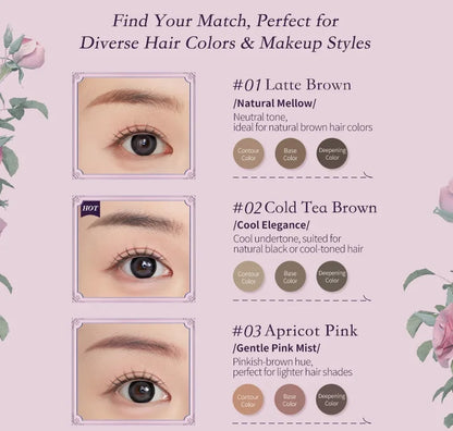 Flower Knows Set Midsummer Fairytales Make up Gift Box Eye Brow Palette Powder Blusher Eyebrow Concealer Lipgloss For Women