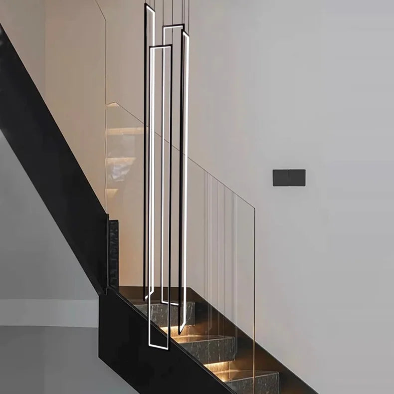 Modern Stair Chandelier Pendant Lights Indoor Lighting Ceiling Lamp Hanging Light Led Chandeliers for Living Room Indoor Lightin