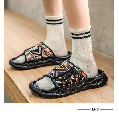 Summer Slippers Mens Shoes Casual Beach Sandals Outdoor Slides Walking Comfort Luxury Designer Lightweight Fashion Home Slippers