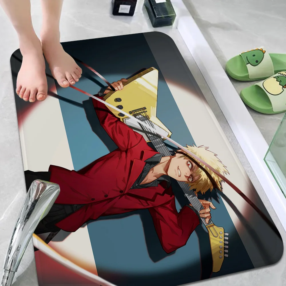 Bakugo Katsuki Floor Mat Non-Slip Laundry Room Mat Laundry Decor Balcony Child Living Room Bedside Mats