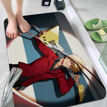 Bakugo Katsuki Floor Mat Non-Slip Laundry Room Mat Laundry Decor Balcony Child Living Room Bedside Mats