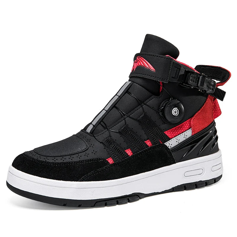 Hot Men Sports Shoes for Professional Racers Moto Shoes Off-road Riding Shoes Protection Bike Boots for Couples Moto Equipment