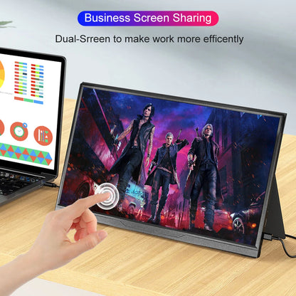 14 Inch Portable Monitor 2.2K for Laptop, Xbox, PS4/5, Switch, TV Box, Cell Phone, PC Extension Monitor for Office and Gaming