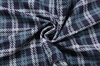 SylCue Plaid Patchwork Playsuits Woman Summer Trend Halter Wrap Chest Backless Shape Waist High Street Fashion Style Rompers