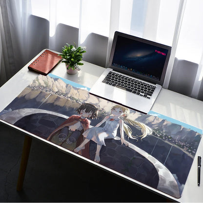 Made in Abyss Mouse Pad PC Gamer Large Lock Edge Soft  Gaming Mousepad 900X400MM Non-slip Rubber Computer Desk Mat Pad Mausepad