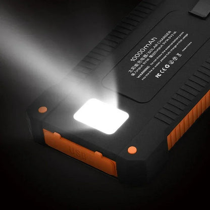 Lenovo 500000mAh Outdoor Solar Power Bank Super Fast Charging Portable External Battery for iPhone Samsung Huawei