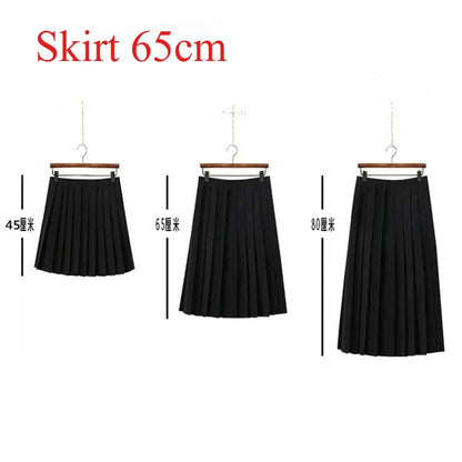 Orthodox JK Uniform School Uniform Basic Navy Navy College Style School Supply Middle Sailor Uniform Autumn and Winter Suit