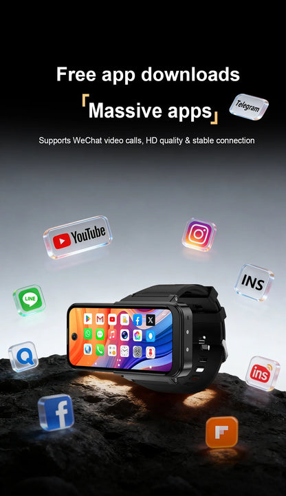 PG999 4G Smartwatch Phone GPS Dual SIM WiFi 1.8 inch Touch Screen Octa-Core Outdoor Travel Gift for Friend