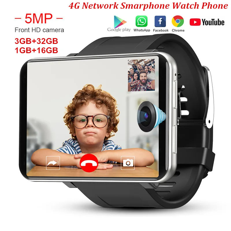 Best Quality 2.86 Inch IPS Big Touch Screen with 2700mAh 4g GPS Navigation Smartwatch Bracelet DM100 Android Smart Watch