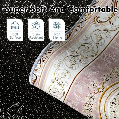 Classical Greek Key Orthodox Cross Area Rug | Christian Prayer Mat  Rugs for Bedroom Home Carpets Bedroom Decor Area Rug