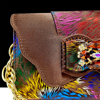 QSGFC New Design Nigerian Style Women Heels Shoes And Elegant Bag Set Color Matching Handbag Wedding Party Women Shoes