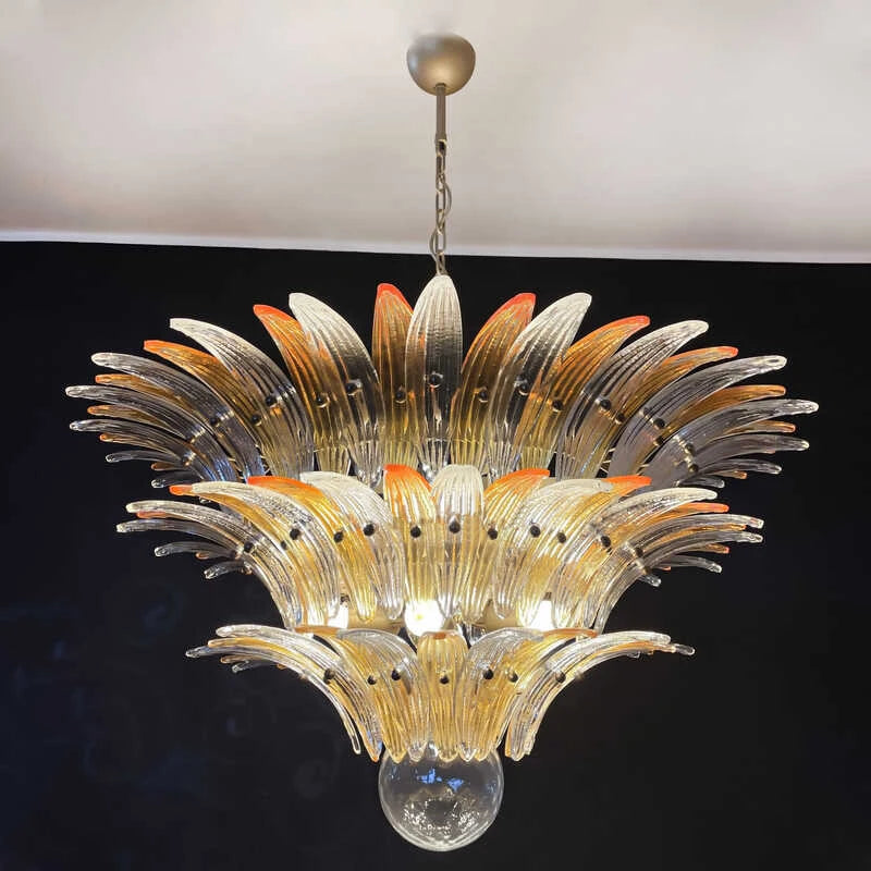 Modern Vintage French Glass Living Room Chandelier Designer Bedroom Mid-Century Style Duplex-Style Dining RoomLarge Villa Lights