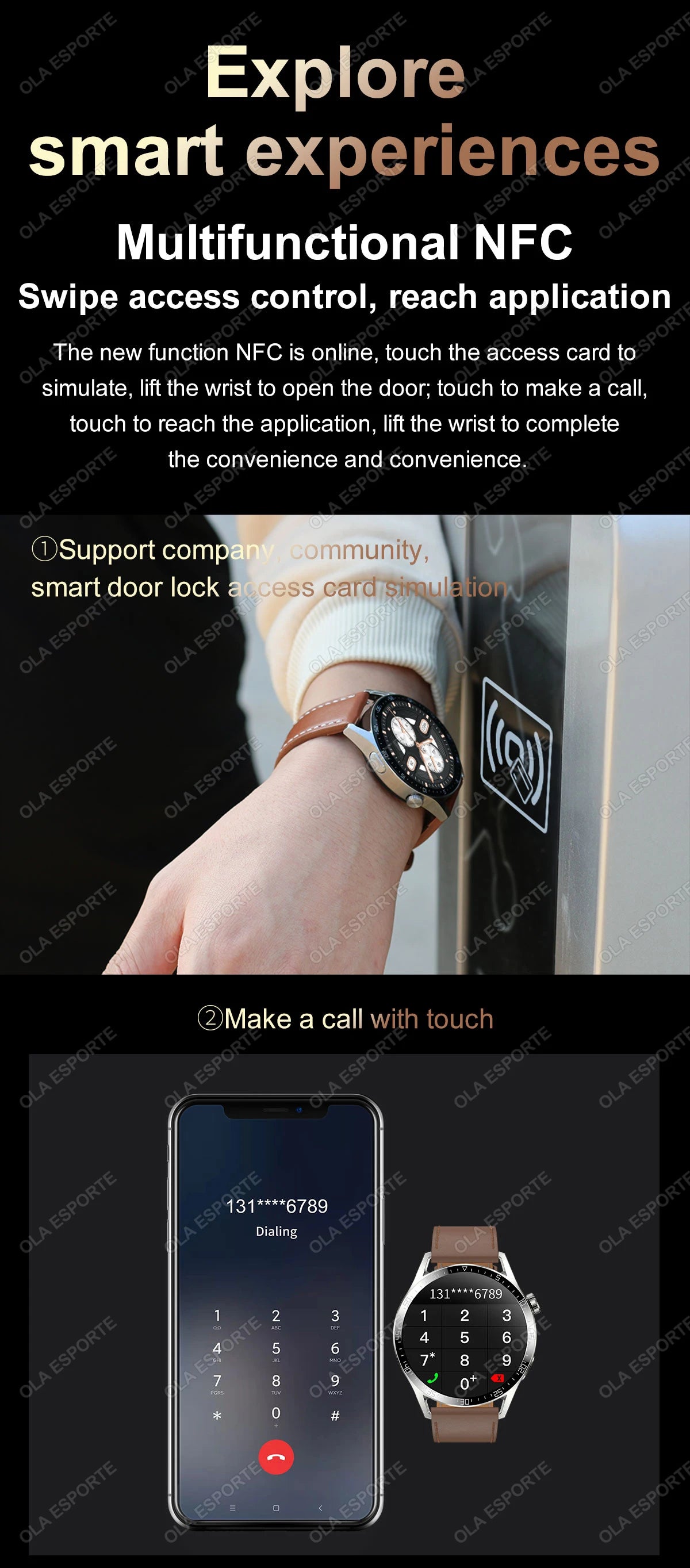 2025 New Smart Watch Men Women GPS 1.36'' AMOLED Touch Screen Smartwatch Heat Rate Monitor BT Call Sport Smart Watches Men Women