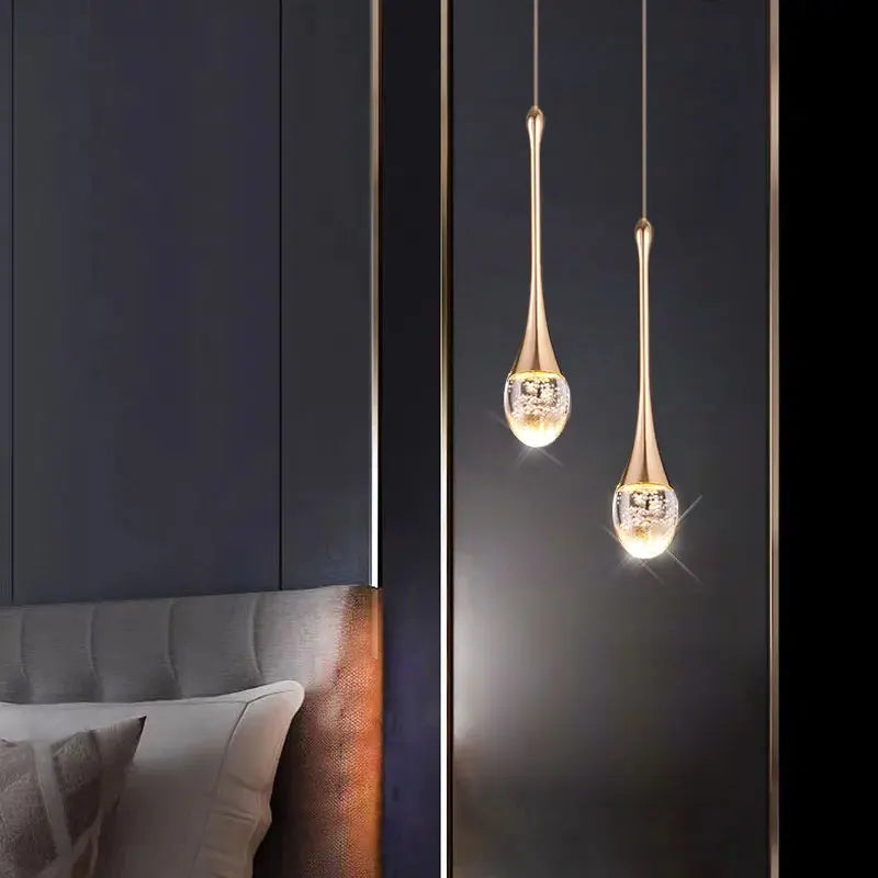 Modern Bubble Crystal Pendant Lights Indoor Hanging Lamp For  Kitchen Island Dining Living Room Bar Cafe Pendant Lamp Home Decor
