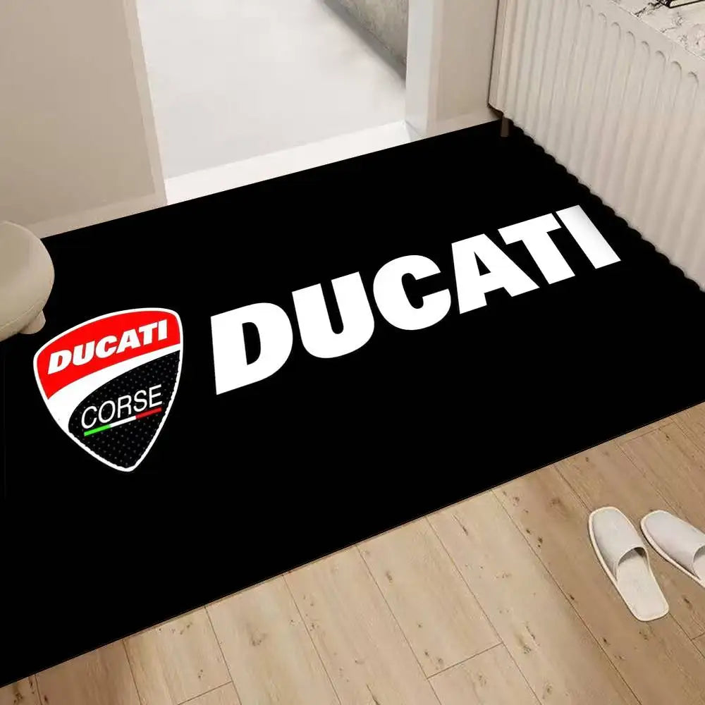Motorcycle Racing D-Ducaties Floor Mat Rectangle Anti-slip Home Soft Badmat Front Door Indoor Outdoor Mat Welcome Doormat