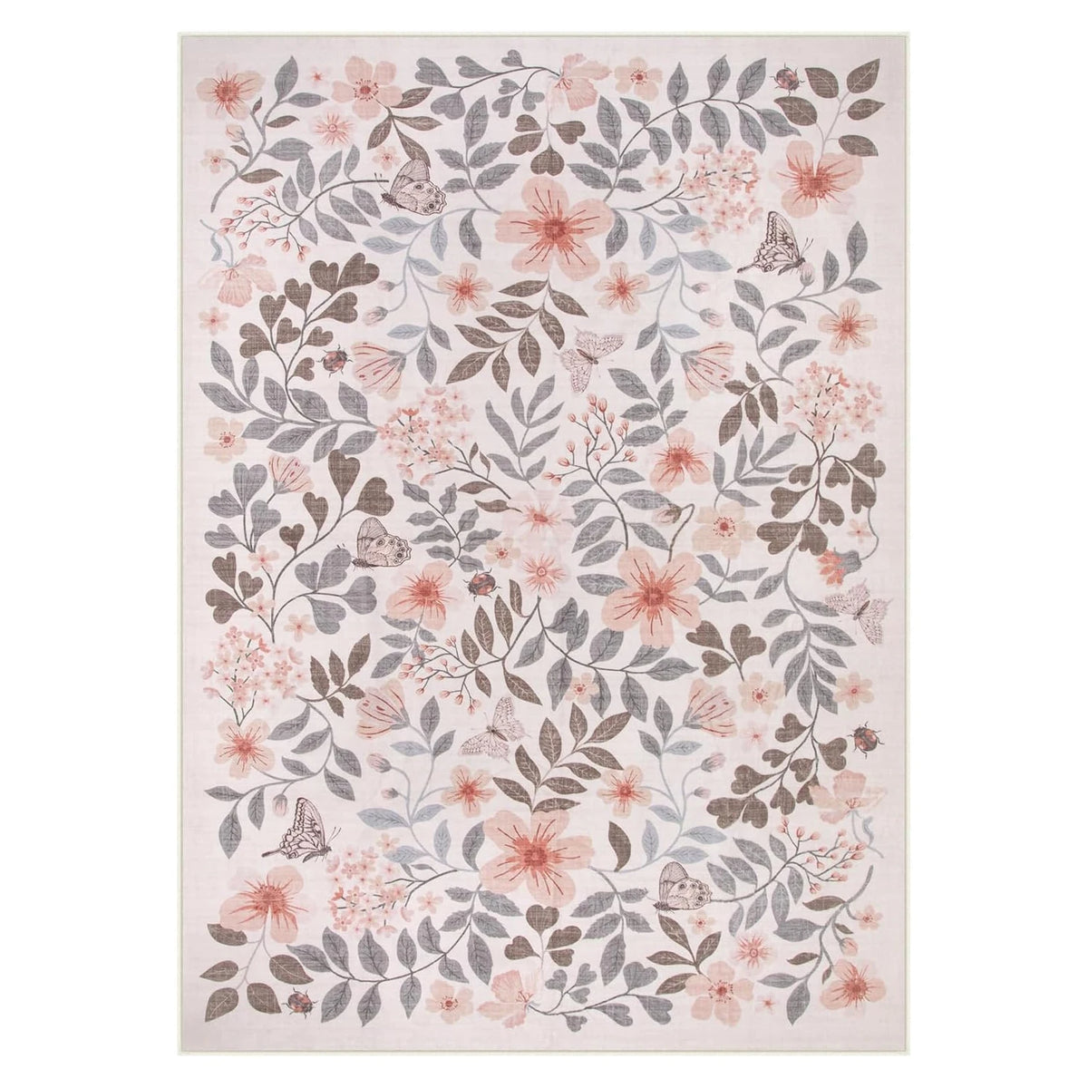 Vintage Floral BOHO Rugs Living Room Large Area Carpet Bedroom Floor Mats Foldable Machine Washable Rug Long Strip Runner Mat 러그